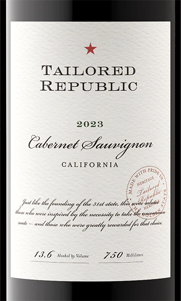 Tailored Republic 2023 Cabernet Sauvignon, California - Image 2
