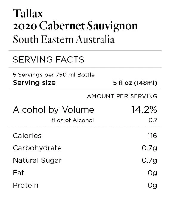 Tallax 2020 Cabernet Sauvignon South Eastern Australia, Australia - Image 4