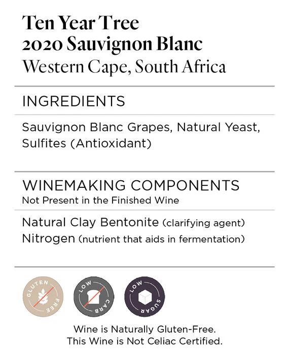Ten Year Tree 2020 Sauvignon Blanc Western Cape, South Africa - Image 5
