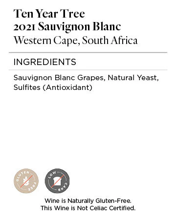 Ten Year Tree 2021 Sauvignon Blanc Western Cape, South Africa - Image 5
