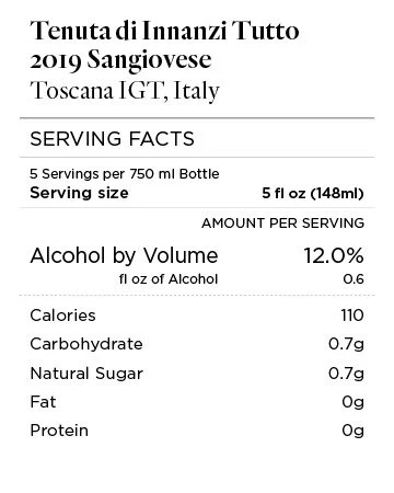 Tenuta di Innanzi Tutto 2019 Sangiovese Toscana IGT, Italy - Image 4
