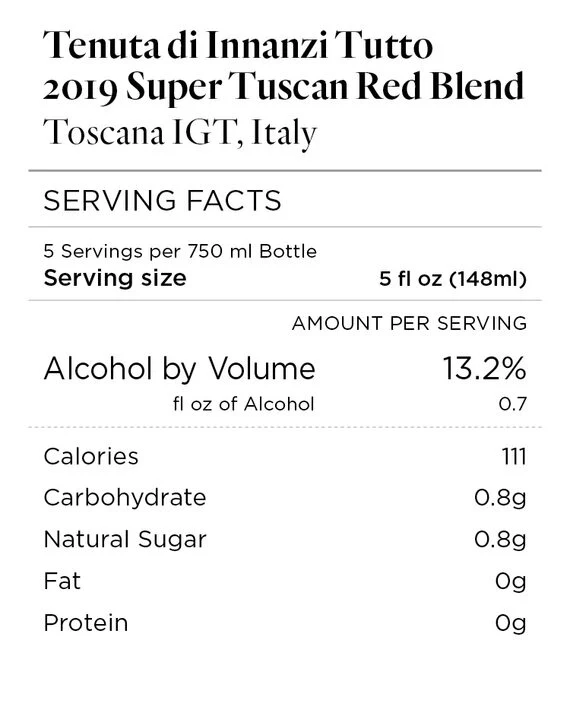 Tenuta di Innanzi Tutto 2019 Super Tuscan Red Blend Toscana IGT, Italy - Image 5