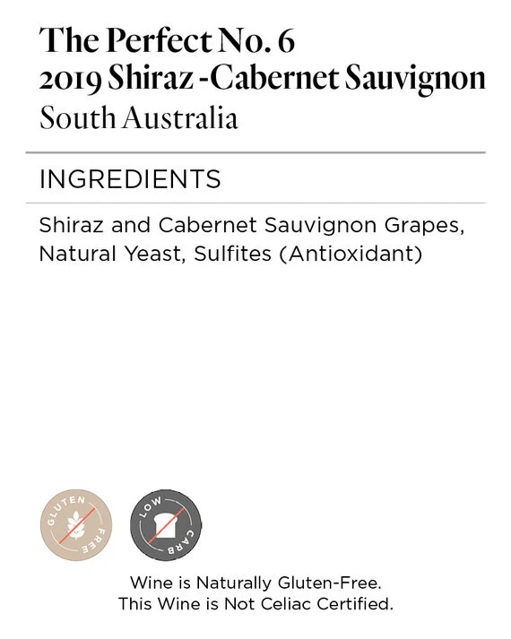 The Perfect No. 6 2019 60% Shiraz – 40% Cabernet Sauvignon South Australia - Image 5