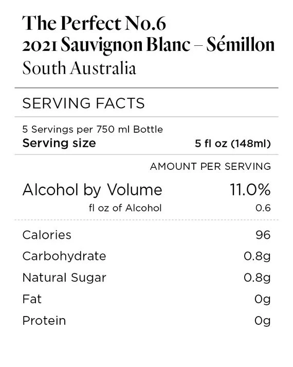 The Perfect No. 6 2021 65% Sauvignon Blanc – 35% Sémillon South Australia - Image 4