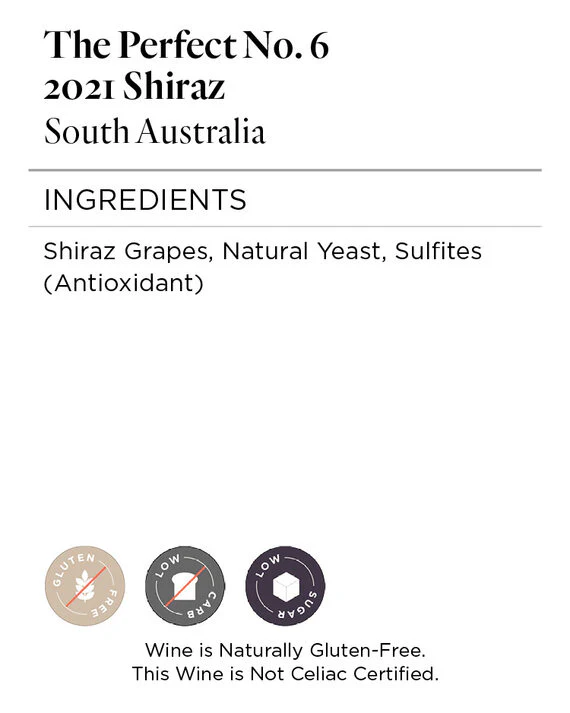 The Perfect No. 6 2021 Shiraz South Australia, Australia - Image 5