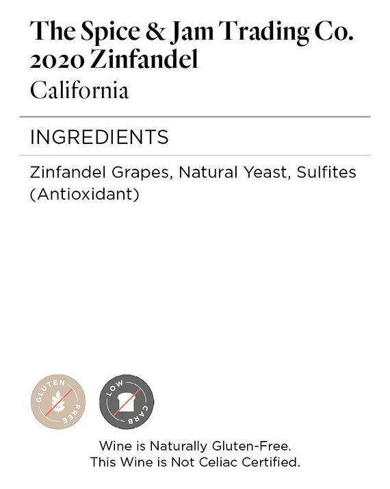 The Spice & Jam Trading Co. 2020 Zinfandel California - Image 5