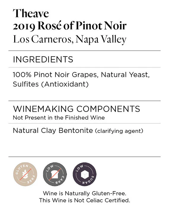 Theave 2019 Rosé of Pinot Noir Los Carneros, California - Image 4
