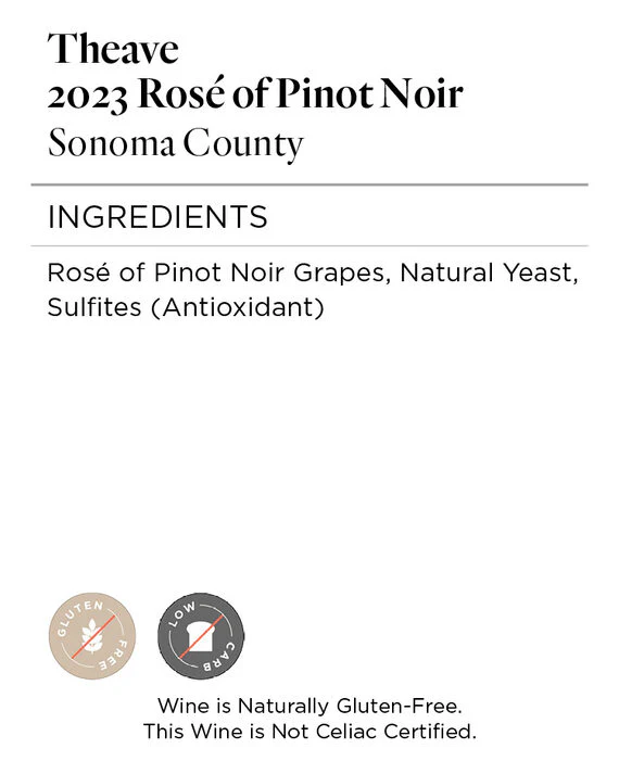 Theave 2023 Rosé of Pinot Noir Sonoma County, California - Image 5
