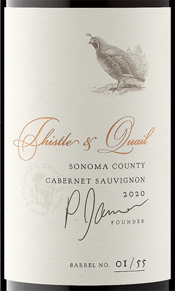 Thistle & Quail 2020 Cabernet Sauvignon Sonoma County, California - Image 2