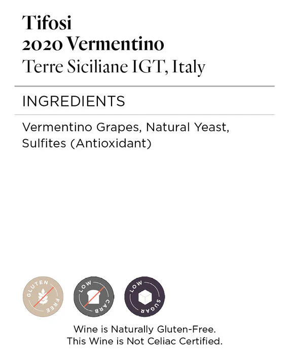 Tifosi 2020 Vermentino Terre Siciliane IGT, Italy - Image 5