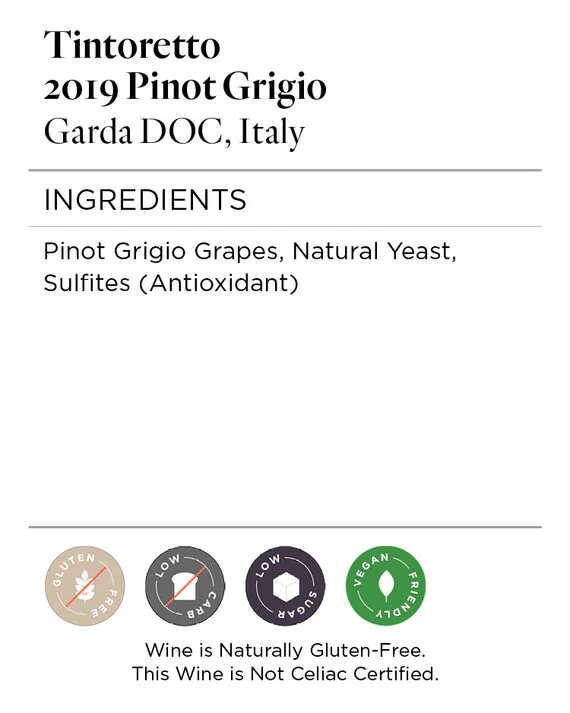 Tintoretto 2019 Pinot Grigio Garda DOC, Italy - Image 7