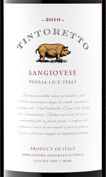 Tintoretto 2019 Sangiovese Puglia IGT, Italy - Image 2