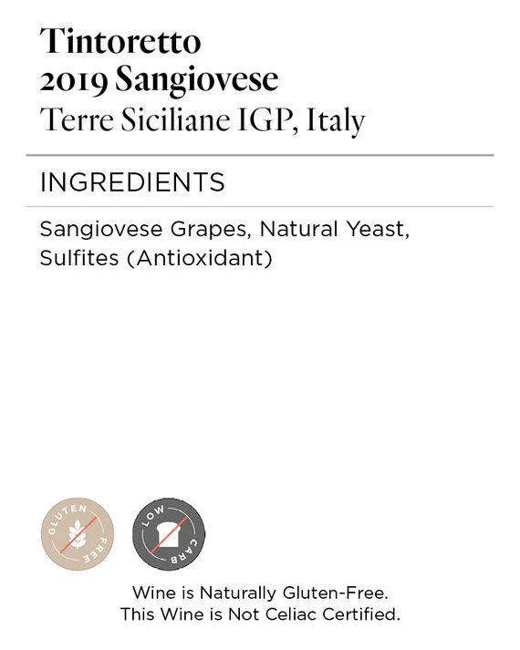 Tintoretto 2019 Sangiovese Terre Siciliane IGP, Italy - Image 5