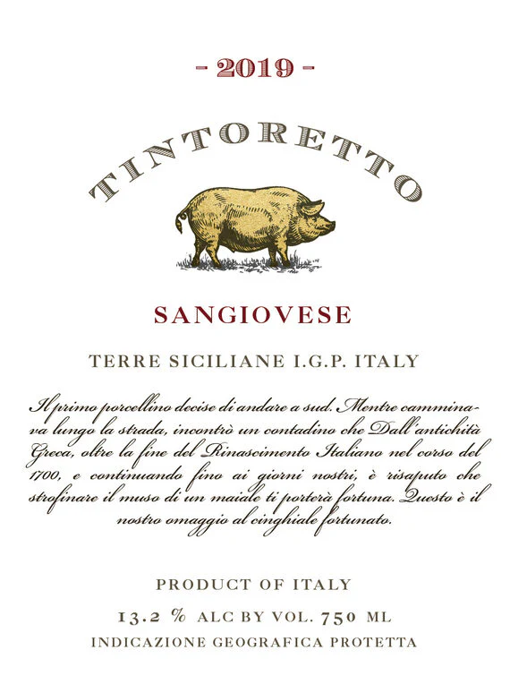 Tintoretto 2019 Sangiovese Terre Siciliane IGP, Italy - Image 6