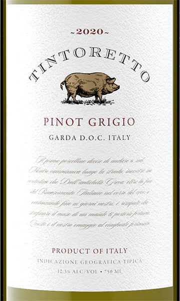 Tintoretto 2020 Pinot Grigio Garda DOC, Italy - Image 2
