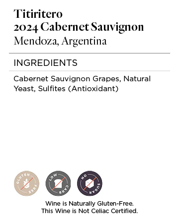 Titiritero 2024 Cabernet Sauvignon Mendoza, Argentina - Image 5