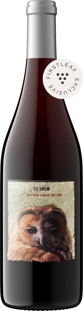 To Whom 2017 Red Blend Paso Robles, California