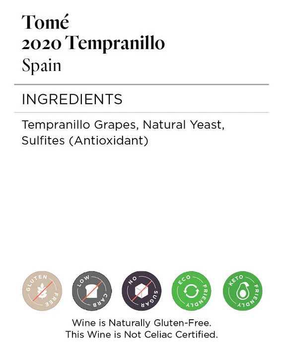 Tomé 2020 Tempranillo, Spain - Image 5