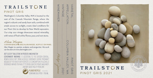 Trailstone 2021 Pinot Gris Columbia Valley, Washington - Image 3