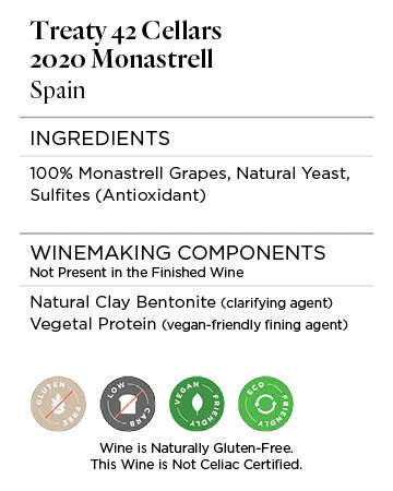 Treaty 42 Cellars 2020 Monastrell, Spain - Image 5