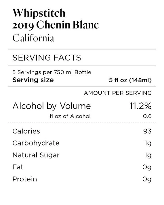 Whipstitch 2019 Chenin Blanc California - Image 4