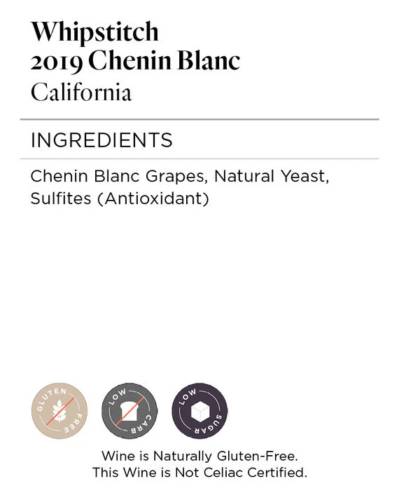 Whipstitch 2019 Chenin Blanc California - Image 5