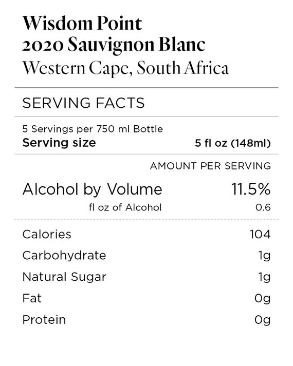 Wisdom Point 2020 Sauvignon Blanc Western Cape, South Africa - Image 5