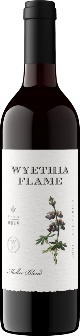 Wyethia Flame 2018 Malbec Blend Lodi, California