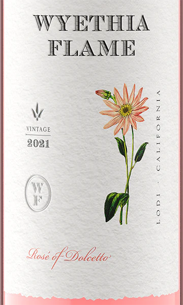 Wyethia Flame 2021 Rosé of Dolcetto Lodi, California - Image 2